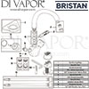 Bristan Montreal Easyfit Sink Mixer Tap Spares